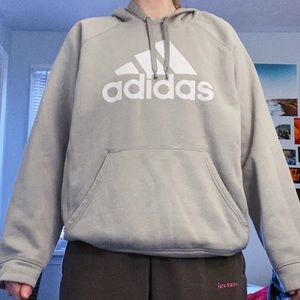 Light Gray Adidas Hoodie